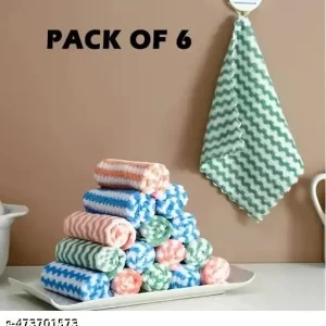 New Classic Baby Face Napkin /Rumal Extra Soft Great for washing, drying and cleaning kitchen, counter , mirrors, tables, windows, cars, dining room, and bar. They’re easy to wash. Gentle Weave. Smooth enough to prevent scratching and soft enough to comfortably dry your hands 6pcs