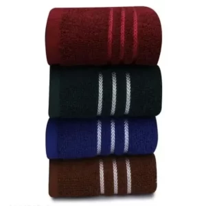 DANKE Latest Cotton Hand Towels with attractive colors/design 14×21 inch size (Pack of 4)