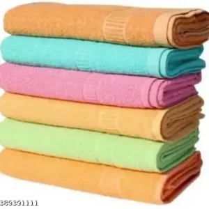 Ayus Cotton Hand Towel 450 GSM, Multicolour Ultra Soft and Super Absorbent (Set of 6)