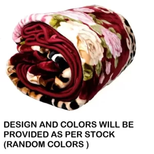 Double Bed Blanket for mild winter (designs and colors as per stock) 3d Printed Microfiber blanket throw quilt Blanket double bed