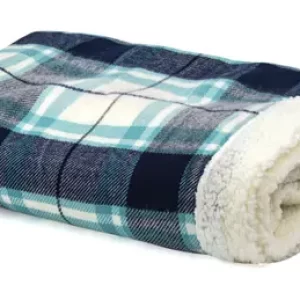 CTMKIDS Soft Kids AC Blanket/Baby Wrapper/Single Baby Blanket for Kids( 76 X 102 CM ) Printed , lightweight,Blue ( Wollen Blend )