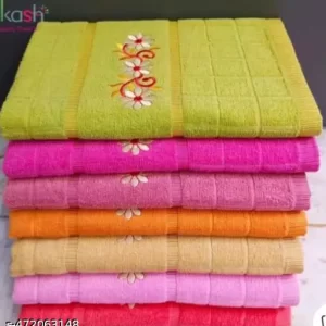 HAND TOWEL 100% Cotton Soft Floral Print High Quality High Absorbent Most Drying Hand Towels, (Size: 13X 21 , Multicolour) Pack of 4