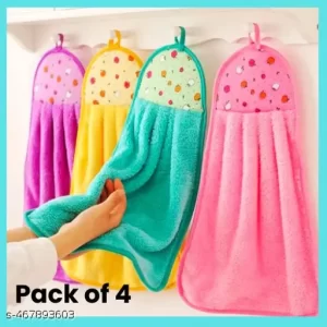 GopinathEcom hand towel for kitchen napkin pack of 4 – napkin | hand napkin | kitchen towel | hand towel | kitchen napkin | baby towel | bathroom towel | microfibre kitchen towel