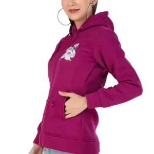 women stylish sweatshirt with hood