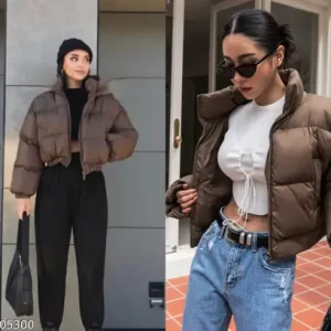 LATEST WINTER WEAR BOMBER JACKETS FOR WOMEN/WINTER JACKETS/IMPORTED JACKETS/CROP STYLE BOMBER JACKET/CROP JACKETS/PUFFER JACKET