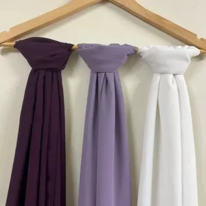 GEORGETTE HIJAB STOLE SCARVES FOR WOMEN/SCARVES FOR WOMEN STYLISH COMBO (COMBO OF 3) SIZE-70x180cm