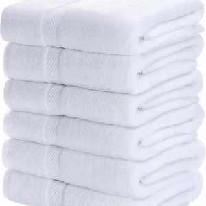 Ayus Cotton 450 GSM Hand Towel Set (Pack of 6)