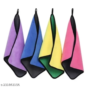 UPAREL 1 Pc 30×40 CM Microfiber Double Layer Thickened Towel for Cleaning and Detailing