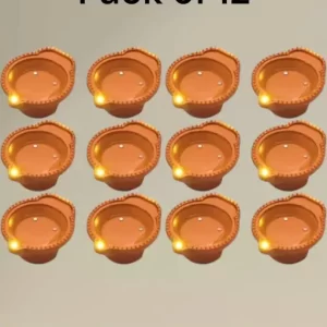 Grow With Us Diwali Led Water Senser Diya Pack of 18