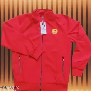 New letest design Men Zipper Red Windcheater