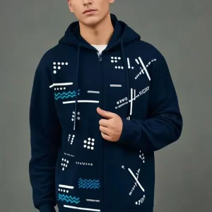 Navy Winter jacket For Men