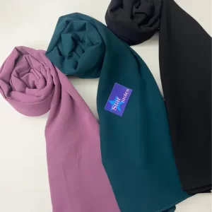 Georgette Stoles Scarves Hijab For Women Pack of 3
