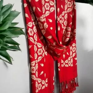 Pack Of 1PC Matching Planet Check Shop Once 1.8mtrs Soft, wedding & Festival Season Light Weight Rayon Pashmina Stoles Scarves Shawl Chunri Plain Dupatta Tie Dye Discharge Fast Color Pashmina Satin Size 28×72 Inches