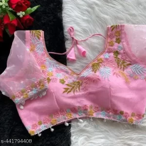 NEW FANCY DESIGN BLOUSE FOR WOMENS