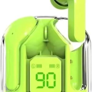 CHACHINE ENTERPRISE UltraPods Max True Wireless Earbuds with Bluetooth 5.3, Enhanced Sound Quality, Touch Control,Battery Life, Noise Cancellation & Comfortable Fit (Green)