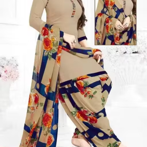 Women’s Printed Crepe Suits & Dress Materials with Dupatta