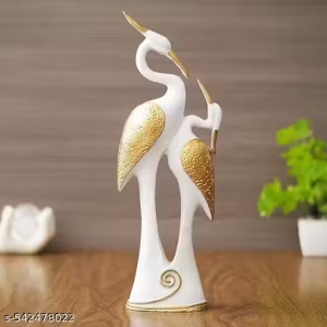 ARTBLITZ Standing Duck Showpiece | Love Birds Showpiece Item For Home Decor, 36cm