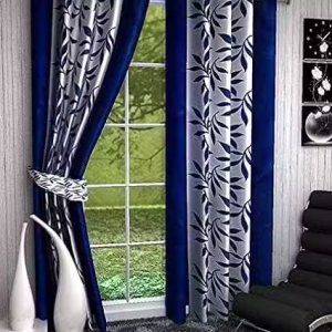 printed door curtain of 2 piece 4x7feet
