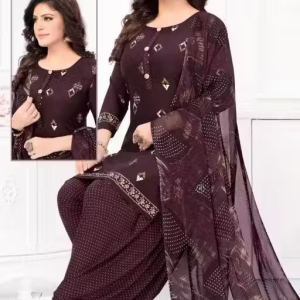 Polyster/Crepe fabric-Exclusive fancy salwar suits