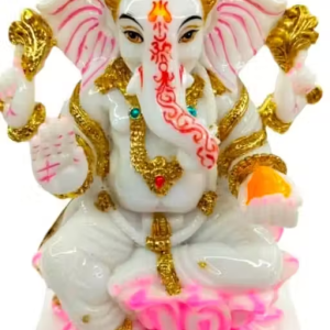 Ganesh idol showpiece figurine marbel murti Hindu temple