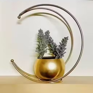 A F Handicraft Modern decorative flower moon planter