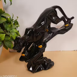 Black Cheetah Showpiece for Home Decor Showpiece |Panther Statue for Home| Animal Figurines Decorative Item for Home Decor Showpiece…