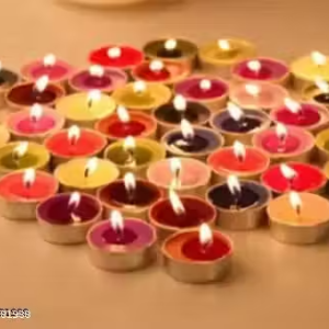 multi color candle pack of 50