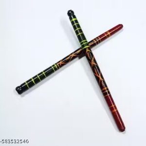 Traditional Wooden Dandiya Sticks – Perfect for Garba & Navratri Celebration