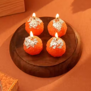 Laddu Candles| 4 pieces