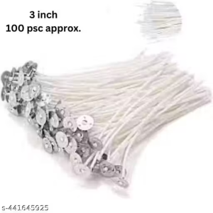 MH Candle Making Wick, Coated (3 Inch) – 100 psc approx.