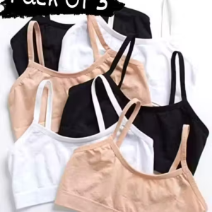 Sexy Girls and woman Cotton Silp Bra Fancy Woman Sports Bra inner Sport Bra Silp Bra Bra Multi Colour Sport Bra Sexy Bra Air Bra Fancy Woman bra *(pack of 3)*Size:28,30,32,34 size:S. M. L. Xl