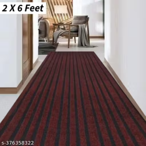 2X6Feet…AH DECOR….Heavy Polyester Carpet for Indoor & Outdoor use. Home Entrance, Room, Lobby Kitchen , 2X6 Feet
