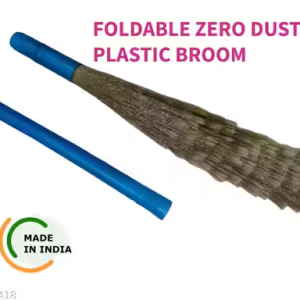 Dust free foldable Plastic broom