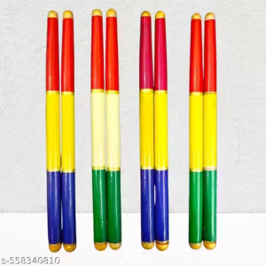 TuffRod Tricolour Dandiya 4 pairs