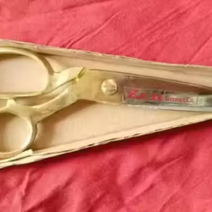 8 inch right handed brass handle scissors ( set of 1 , pital handle