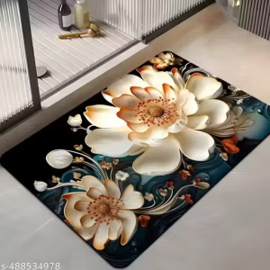 Marble Super Absorbent Fast Drying Non-Slip Bathroom