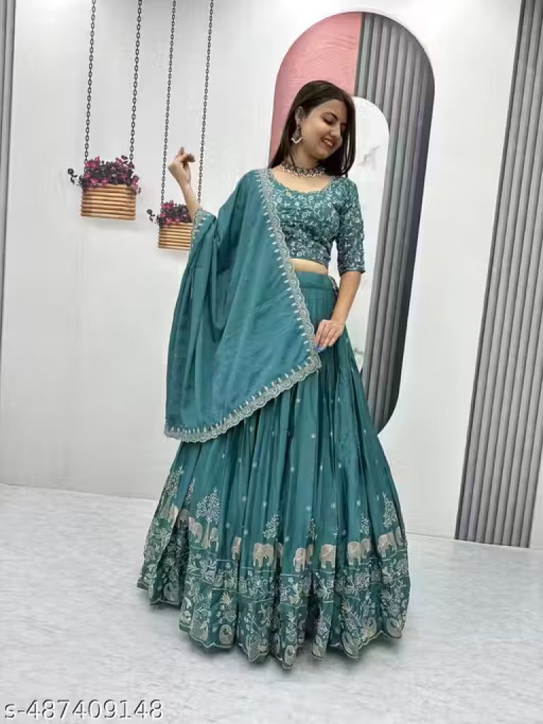 Chinon Fabrics Lehgha Choli