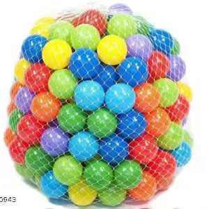 Sivamitra 72 Baby Premium Multicolour Balls for Kids Pool Pit/Ocean Ball Without Sharp Edges Soft Balls for Toddler Play Tents & Tunnels Indoor & Outdoor Bath Toy (Multicolor)