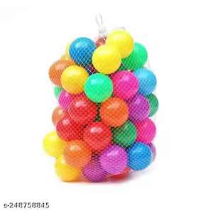 MINITOES Baby 24Pcs 4CM Premium Multicolour Balls for Kids Pool Pit/Ocean Ball Without Sharp Edges Soft Balls for Toddler Play Tents & Tunnels Indoor & Outdoor Bath Toy (Multicolor)