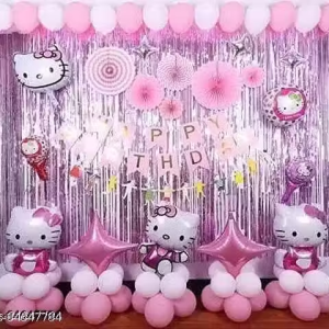 3,kitty birthday combo Balloons & Decoration