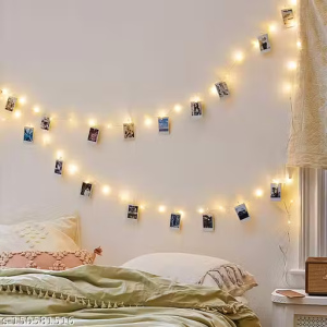 Photo Clip Lights 14 LED 3 Meter Length, Decoration for Birthday, Festival, Occasion, Wedding, Party for Home, Patio, Lawn, Restaurants {(Pack of 1) warm white}