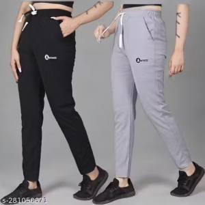Trendy Design Women Track Pant Or Lower Combo