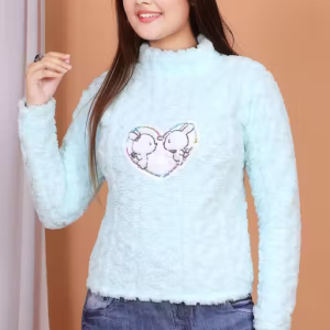 Loose Fit Sweat Shirt for Winter California (Bey pink)