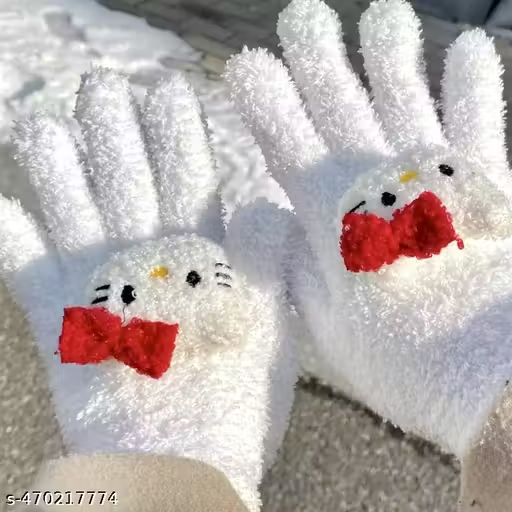 Kitty Winter Warm Gloves