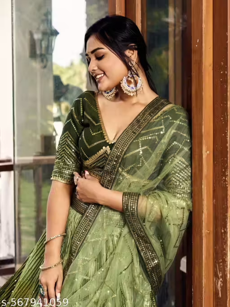 HEAVY CHINON EMBROIDERY