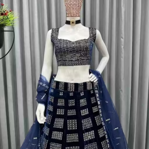 BLUE Superior Women Lehenga