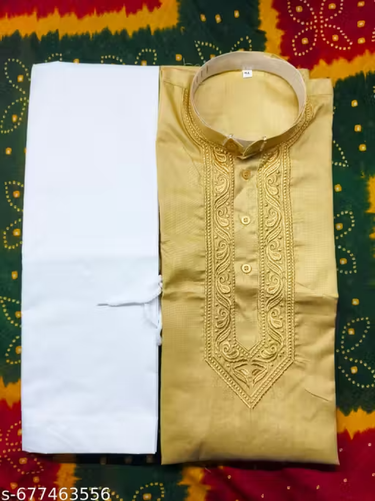 Beige Kurta with Payjama