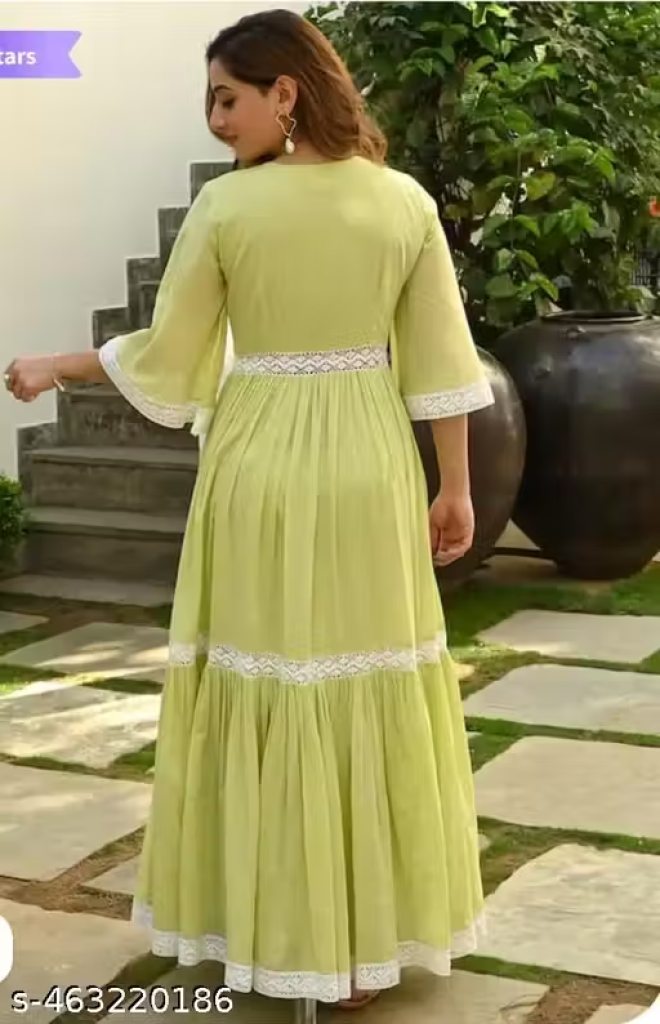 LONG ANARKALI KURTA FOR WOMEN