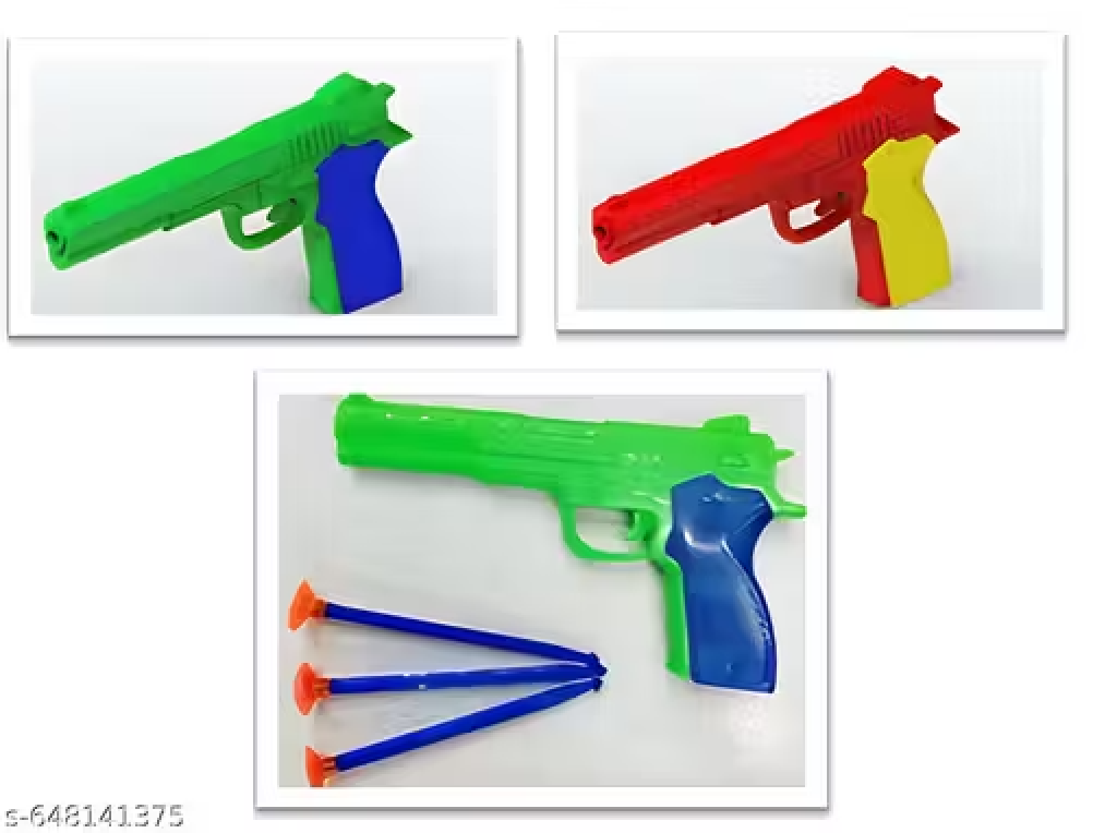Toy Gun with 6 Suction Darts