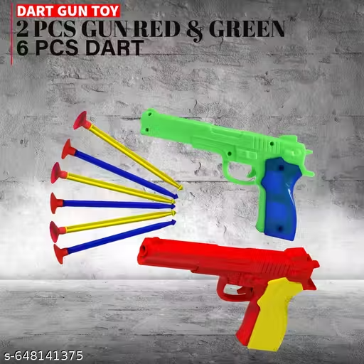 Toy Gun with 6 Suction Darts
